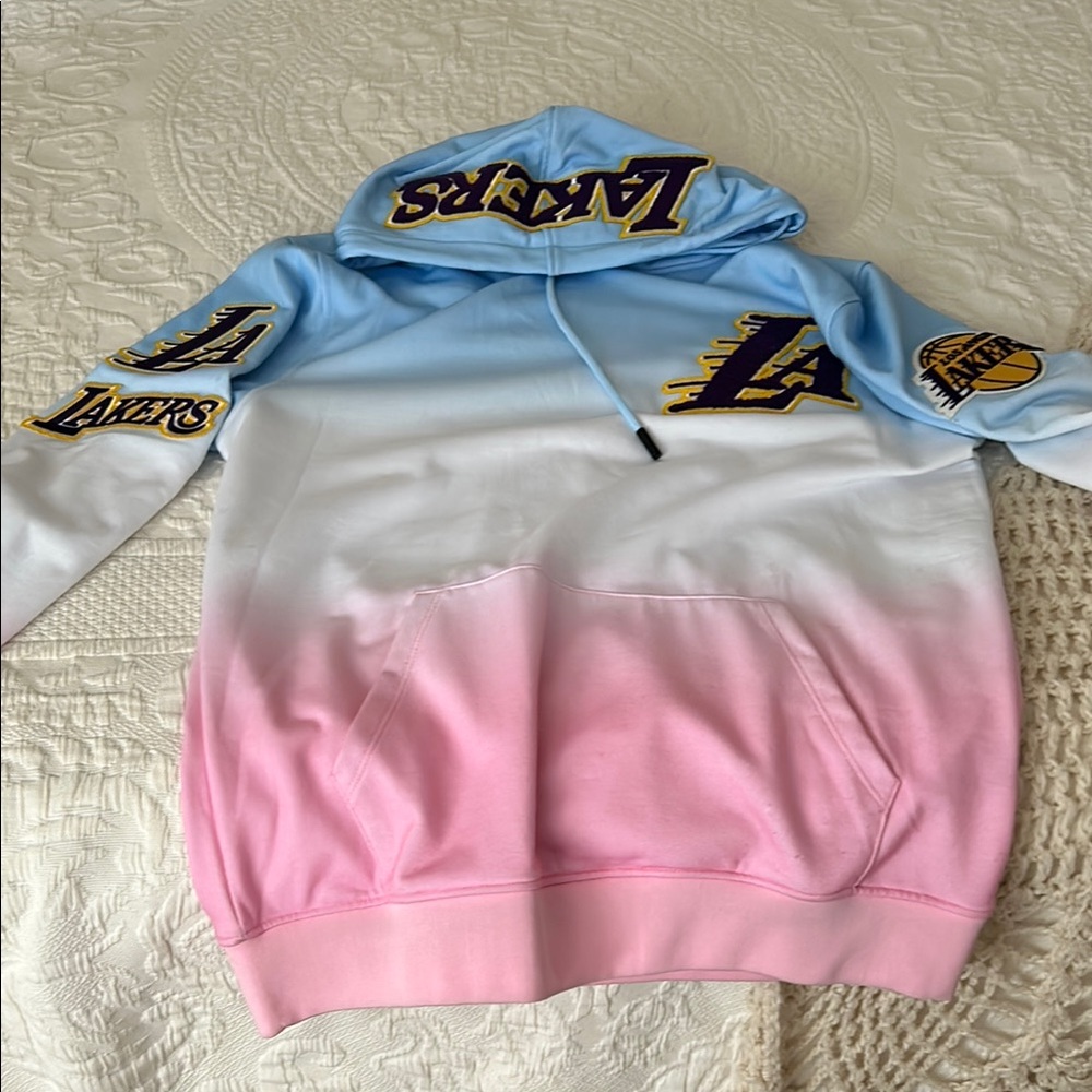 Lakers Gradient Hoodie - Blue and Pink